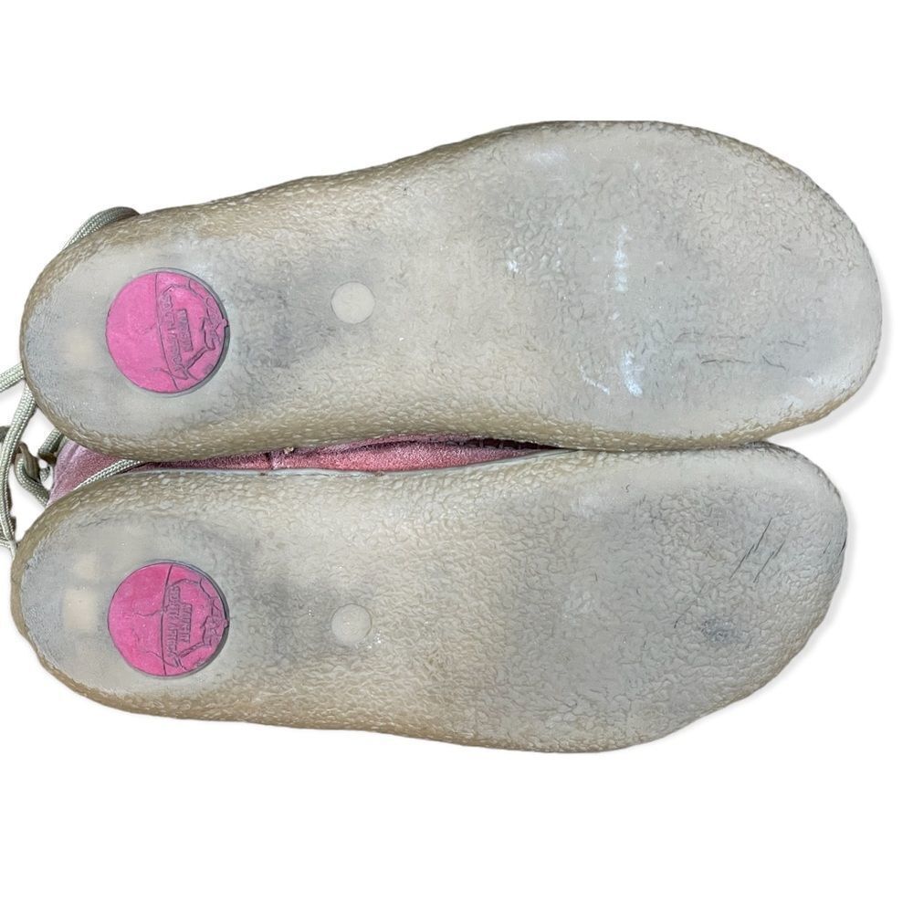 TSONGA pink suede leather lace up moccasin boots - Picture 8 of 8